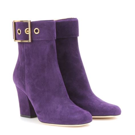 gucci purple boots